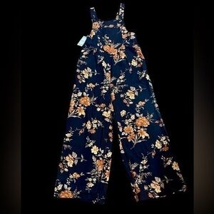 E-Retro Sleeveless Jumpsuit - Womens Size Medium - Floral